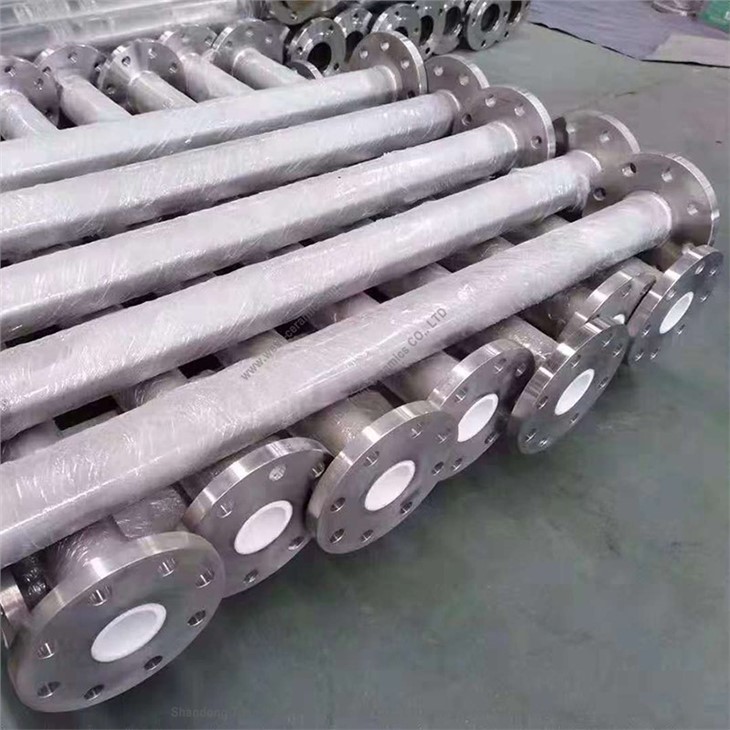 Ceramic Lined Pipe Elbows For Cement Plant Ash Conveying Pipe