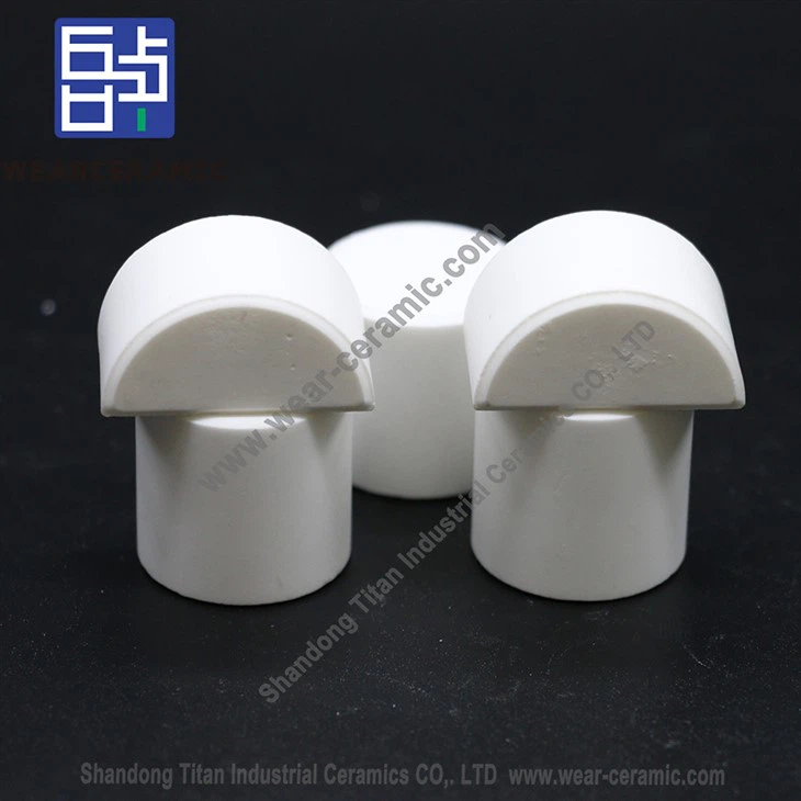 Alumina ceramic Circular Half-cylinder